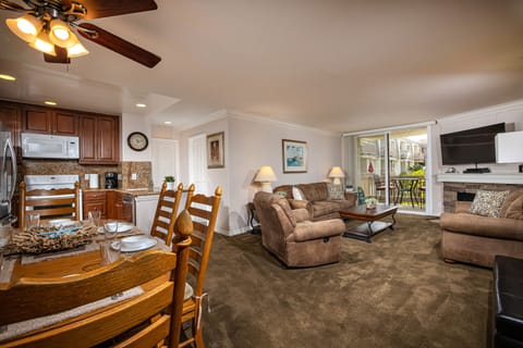 The open floor plan is great for gatherings.