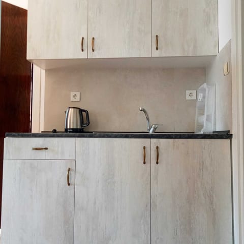 Family Apartment, 1 Bedroom | Private kitchen | Fridge, oven, stovetop, cookware/dishes/utensils