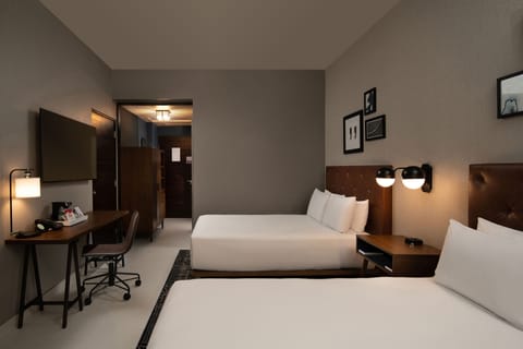 Traditional Room, 2 Double Beds | Down comforters, pillowtop beds, in-room safe, desk