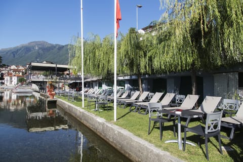 Private beach, sun loungers, beach umbrellas, beach towels