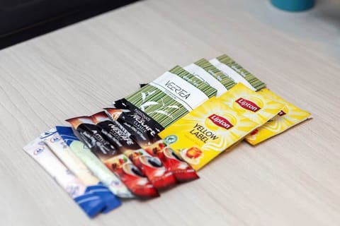 Coffee and tea making set.