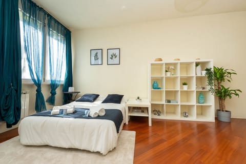 Beautiful Living room with sofa bed
