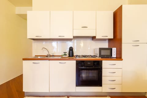 Our special "kitchen" with microwave