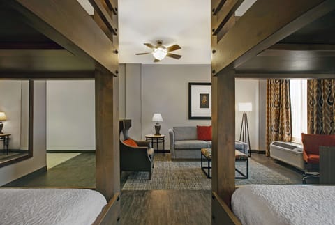 Suite, Multiple Beds, Non Smoking | Premium bedding, in-room safe, desk, laptop workspace
