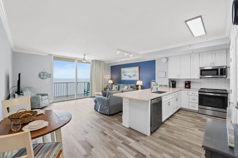 Condo, 1 Bedroom, Balcony, Ocean View (1803) | Private kitchen | Full-size fridge, microwave, stovetop, dishwasher