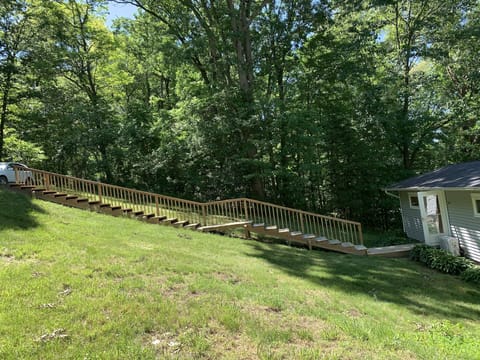 26 stairs to doorway