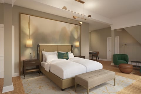 Premium Suite, 1 Bedroom | Hypo-allergenic bedding, minibar, in-room safe, desk