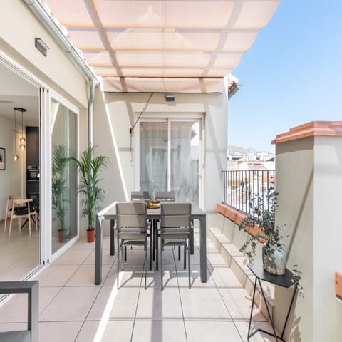 Penthouse, City View | Terrace/patio