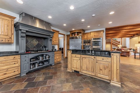 Spacious chef's kitchen on main level