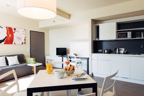 Apartment, 1 Bedroom | Private kitchen | Coffee/tea maker, electric kettle, eco-friendly cleaning products