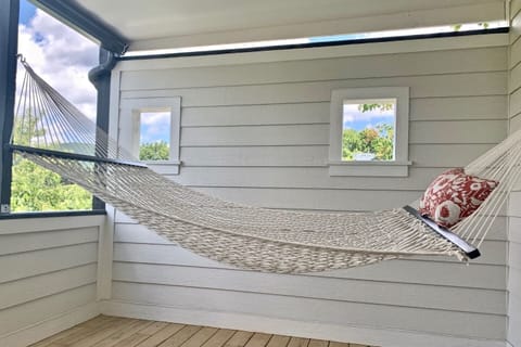 Master Balcony with hammock and remote wifi.