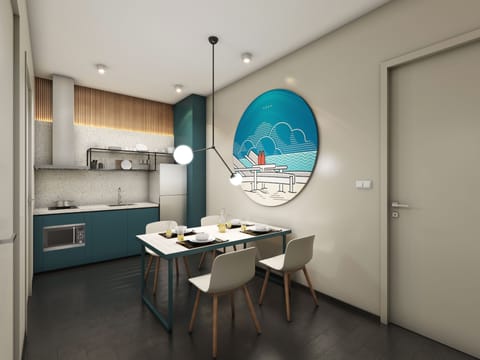 Apartment (All Together (2 Bedroom)) | Private kitchen | Coffee/tea maker, electric kettle