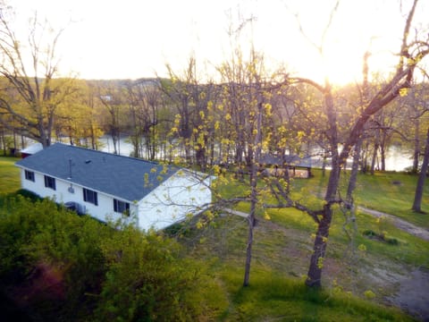 A beautiful space to play and relax right on the river.