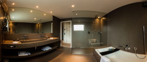 Deluxe Suite, 1 Bedroom | Bathroom | Free toiletries, hair dryer, towels