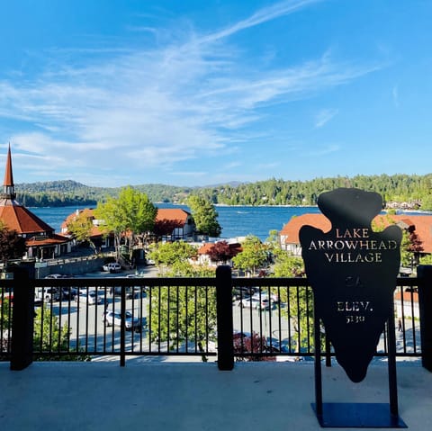 Aerial view of the village