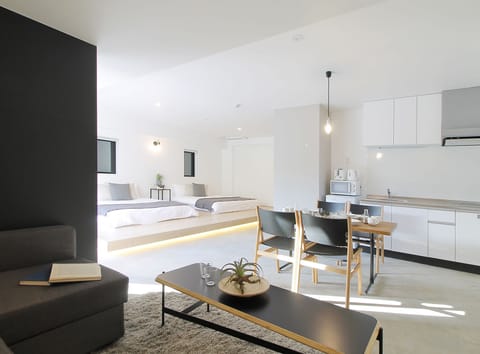 Condo, 1 Bedroom (101) | Living area | TV
