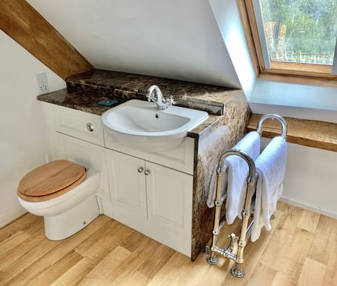 Deluxe Twin Room | Bathroom | Shower, designer toiletries, hair dryer, bathrobes