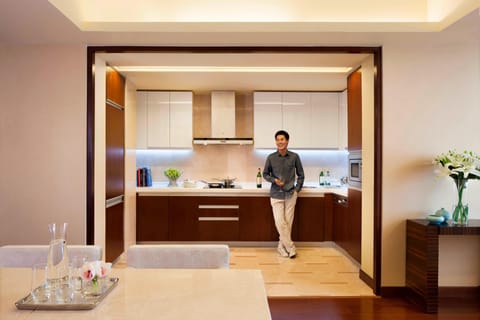 Premium Apartment, 2 Bedrooms | Private kitchen | Fridge, microwave, stovetop, dishwasher