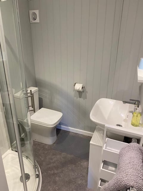 Deluxe Studio | Bathroom | Free toiletries, hair dryer, towels