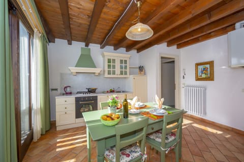 Kitchen and dining area