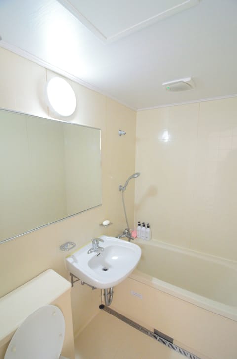 Standard Twin Room | Bathroom | Shower, rainfall showerhead, free toiletries, hair dryer