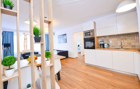 Apartment, 2 Bedrooms, Smoking, City View | Private kitchen