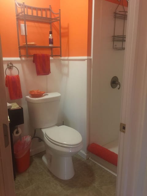 Terricotta Suite | Bathroom | Shower, rainfall showerhead, free toiletries, hair dryer