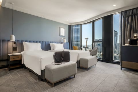 Premium Room, 2 Twin Beds (High Floor) | Premium bedding, in-room safe, individually decorated