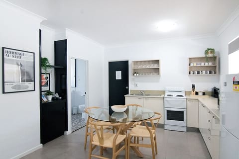 Family Apartment, 2 Bedrooms | Private kitchen | Fridge, microwave, coffee/tea maker, electric kettle