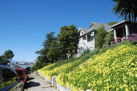 Bungalows are located in St. Vincent Historic District by the waterfront across from the Mare Island. The location offers convenience, peace and quiet, lots of free parking and historic Victorian neighborhood that was workers housing for the navy.