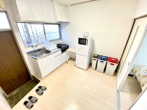 Apartment | Private kitchenette | Fridge, microwave, stovetop, electric kettle