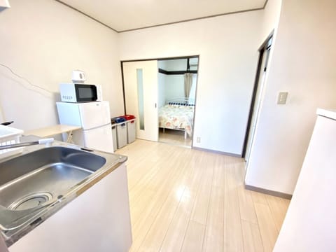 Apartment | Private kitchenette | Fridge, microwave, stovetop, electric kettle