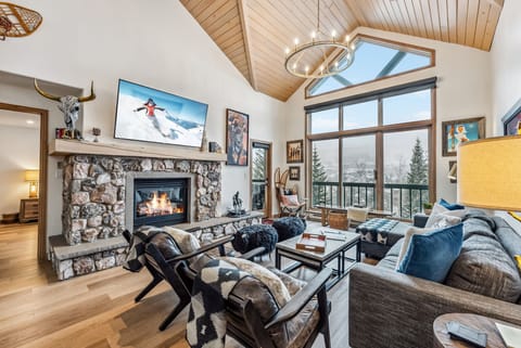Fabulous Living Area and View of Beaver Creek and Ski slopes. 70 Inch HD TV.