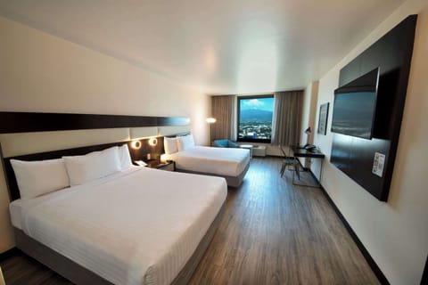 Room, 2 Queen Beds, Non Smoking | Premium bedding, pillowtop beds, minibar, in-room safe