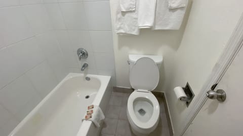 Standard Double Room | Bathroom | Bathtub, free toiletries, hair dryer, towels