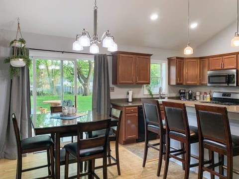 Open Concept living room, dining room, and kitchen