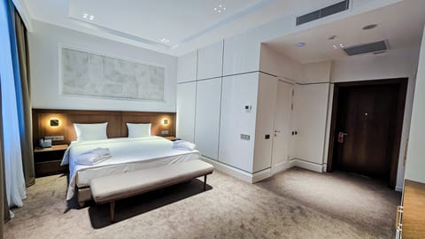 Premium Double Room | Premium bedding, minibar, in-room safe, desk