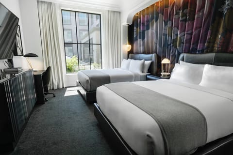 Room, 2 Queen Beds (Atrium) | Frette Italian sheets, premium bedding, down comforters, pillowtop beds