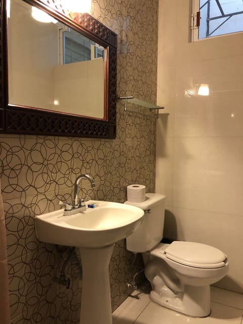 Standard Room, 1 Double Bed | Bathroom | Shower, free toiletries, hair dryer, towels