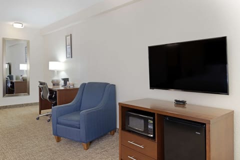 Suite, 2 Queen Beds, Non Smoking | Desk, blackout drapes, iron/ironing board, free cribs/infant beds