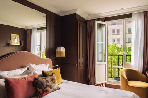 (Rénovée) Chambre supérieure - avec balcon | Egyptian cotton sheets, premium bedding, minibar, in-room safe