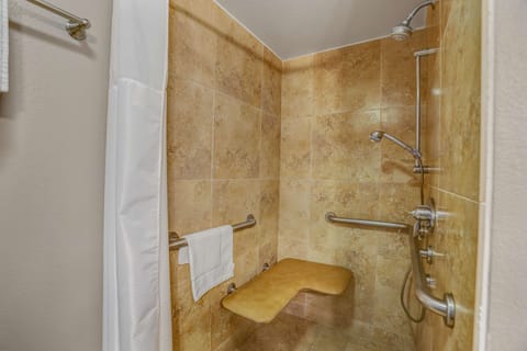 Deluxe Room, 1 King Bed, Accessible, Non Smoking | Accessible bathroom