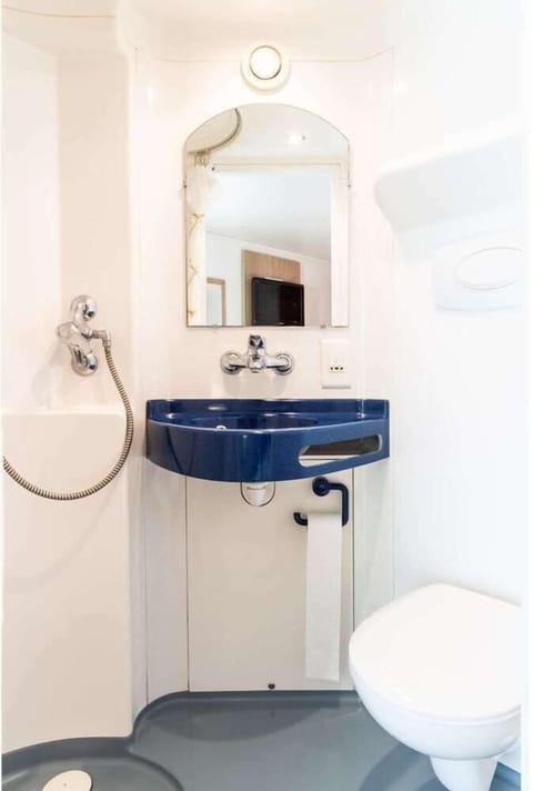 Shower, rainfall showerhead, eco-friendly toiletries, towels