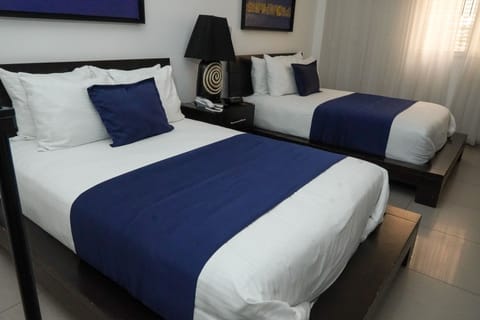 Basic Double Room, 2 Double Beds | Premium bedding, down comforters, in-room safe, individually decorated