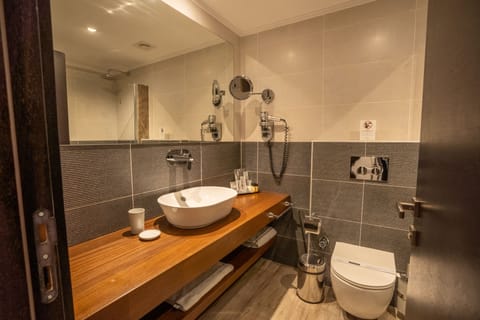 Standard Room | Bathroom | Shower, designer toiletries, hair dryer, bathrobes