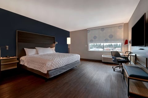 Premium bedding, individually furnished, desk, laptop workspace
