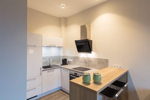 Superior Apartment | Private kitchen | Oven, stovetop, dishwasher, electric kettle