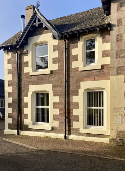 Front view of the house looking onto the children’s play park 
