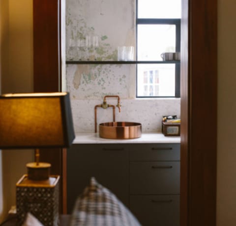 The Chapel Room | Private kitchenette | Mini-fridge