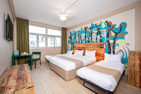 Economy Double or Twin Room (207) | In-room safe, individually decorated, blackout drapes, free WiFi
